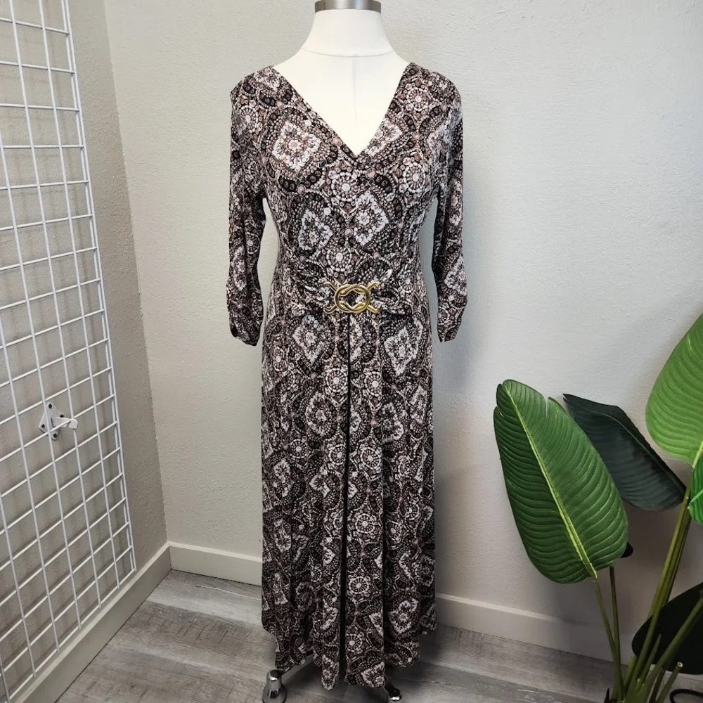 Liz Lange Bejeweled Print Dress - Size XL